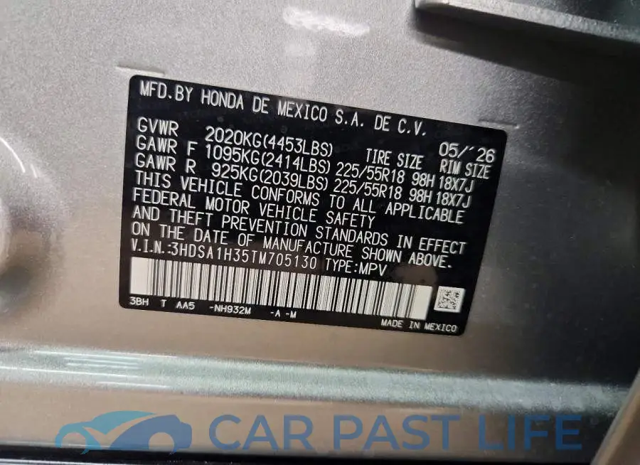 3HDSA1H35TM705130# 14
