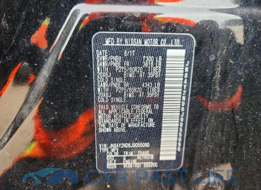 JN8AY2ND6J9055090# 13