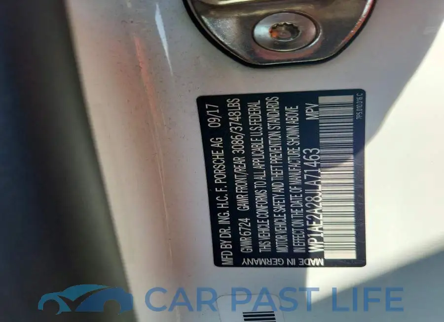 WP1AE2A28JLA71463# 12