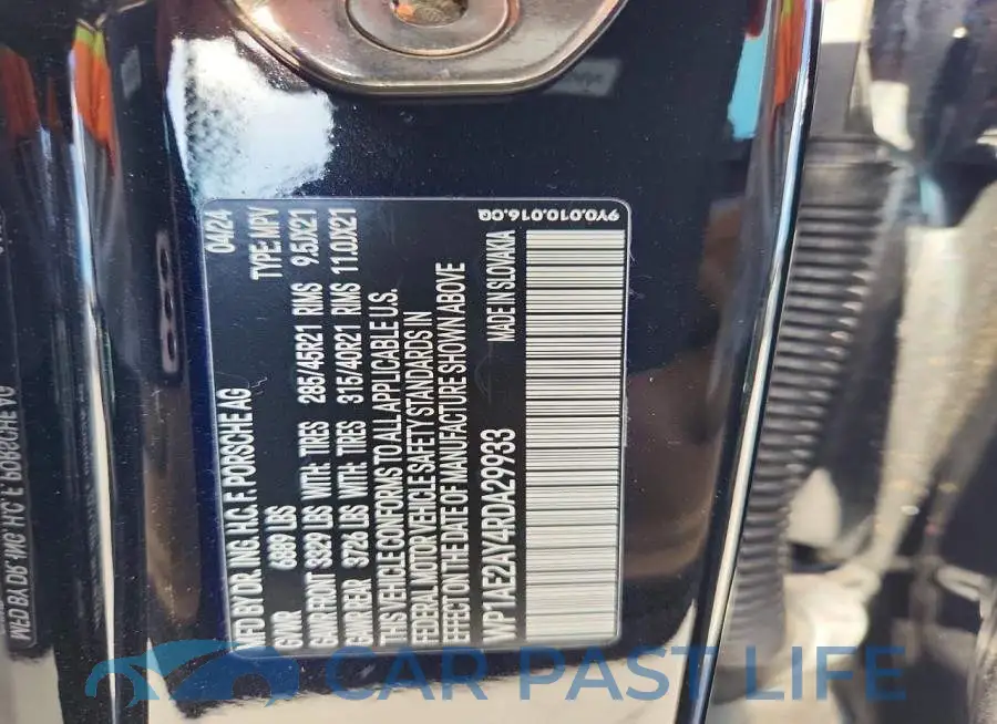 WP1AE2AY4RDA29933# 13