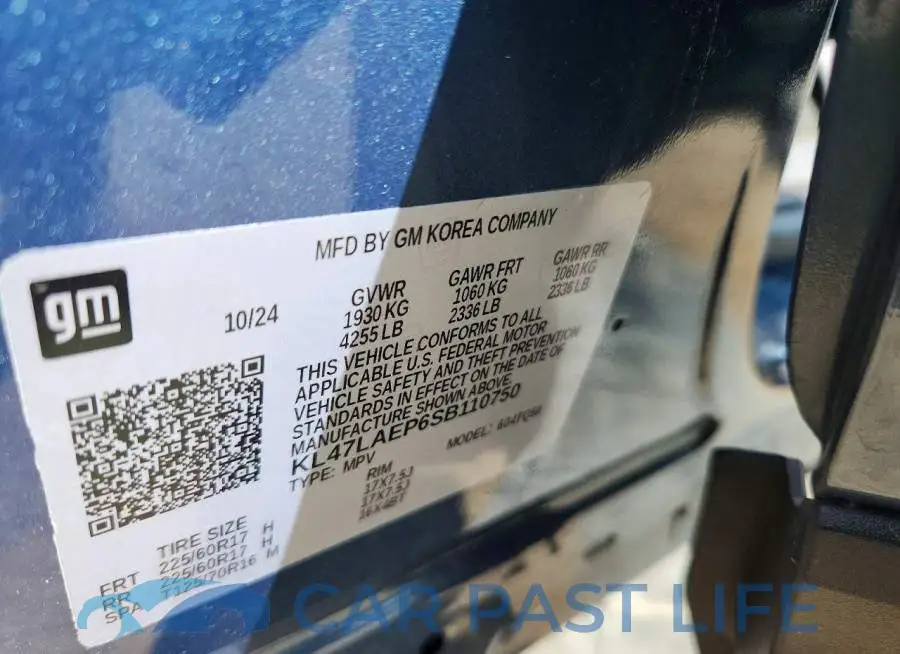 KL47LAEP6SB110750# 14