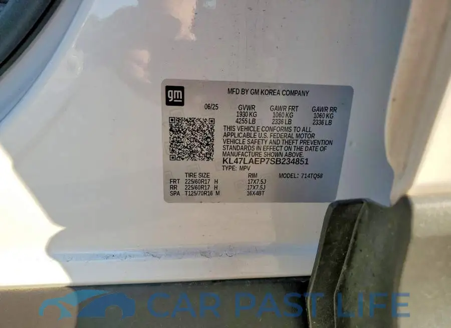 KL47LAEP7SB234851# 13