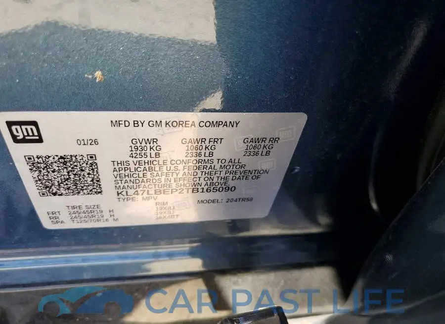 KL47LBEP2TB165090# 13