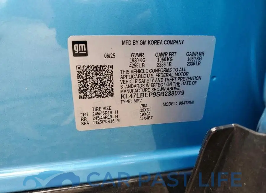 KL47LBEP9SB238079# 13