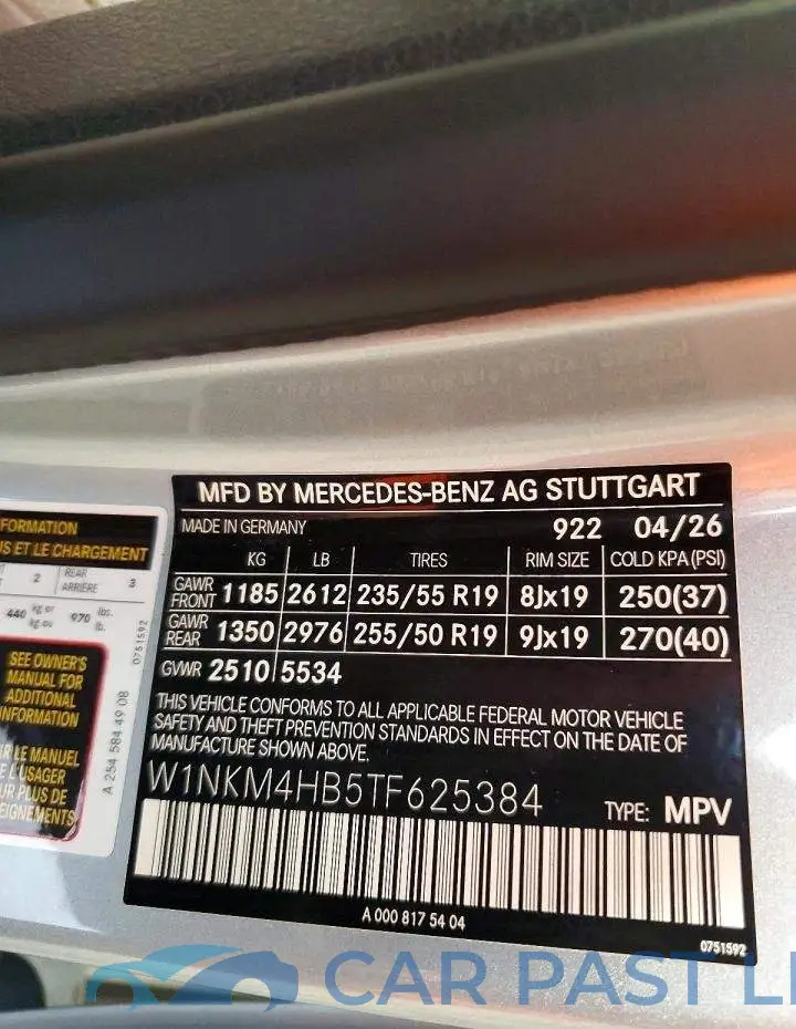 W1NKM4HB5TF625384# 13