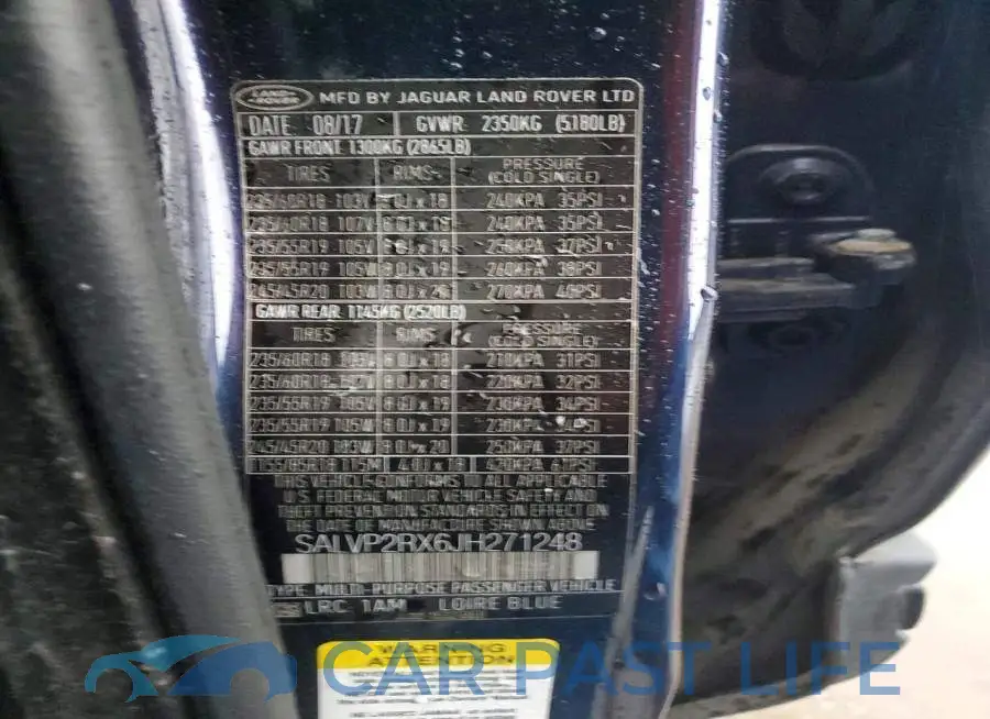 SALVP2RX6JH271248# 13