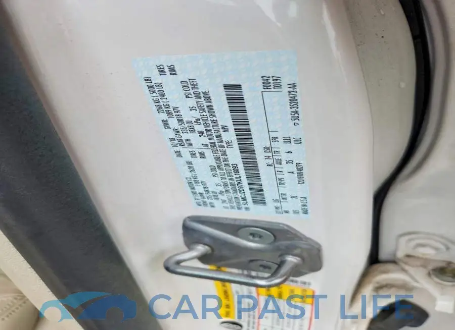 5LMCJ2D97KUL16093# 12