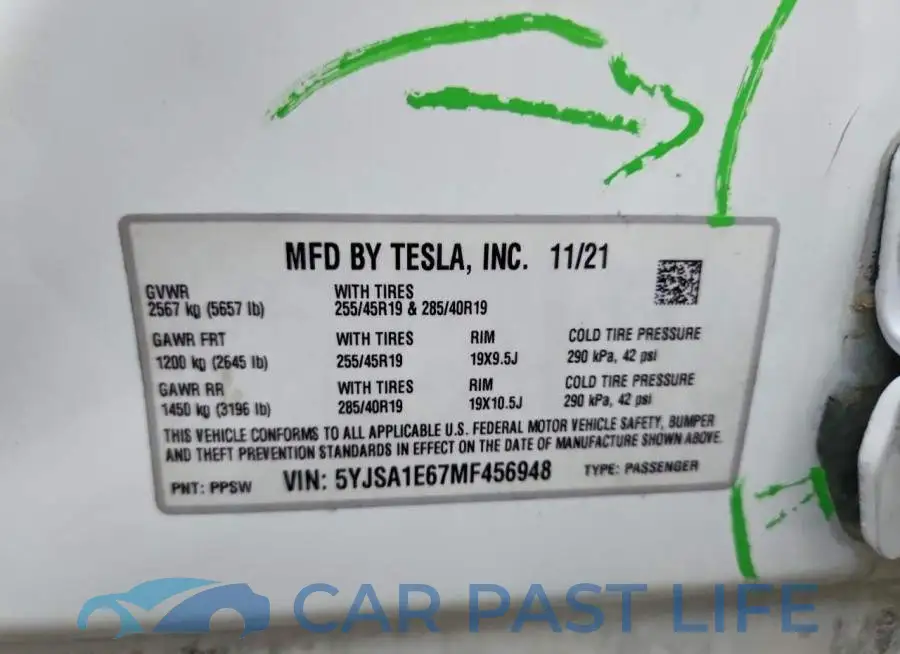 5YJSA1E67MF456948# 13