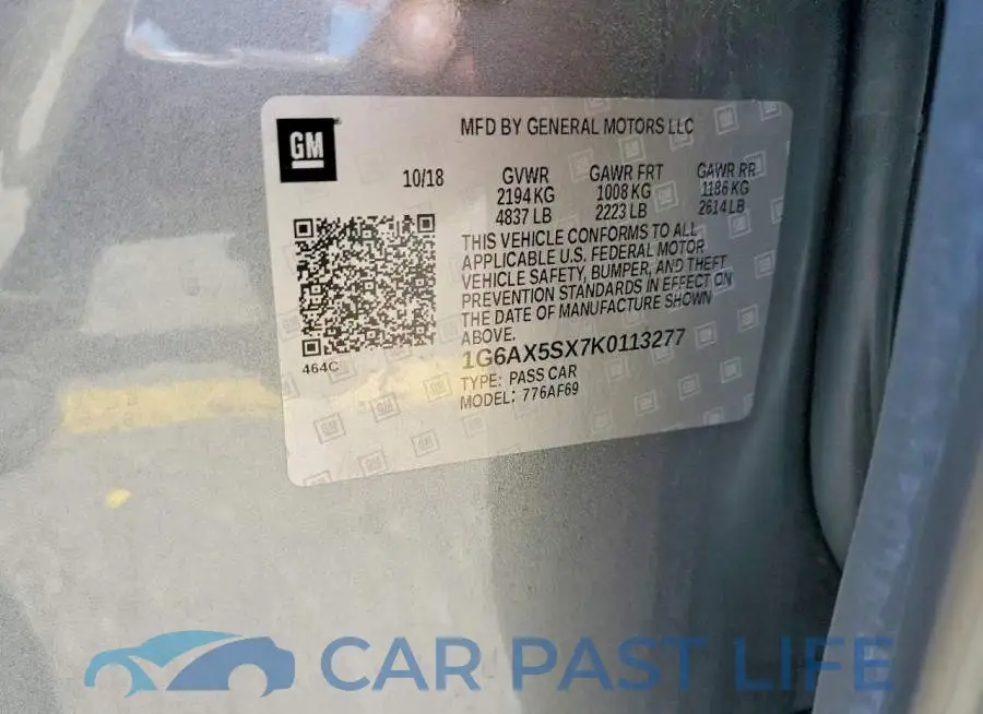 1G6AX5SX7K0113277# 12