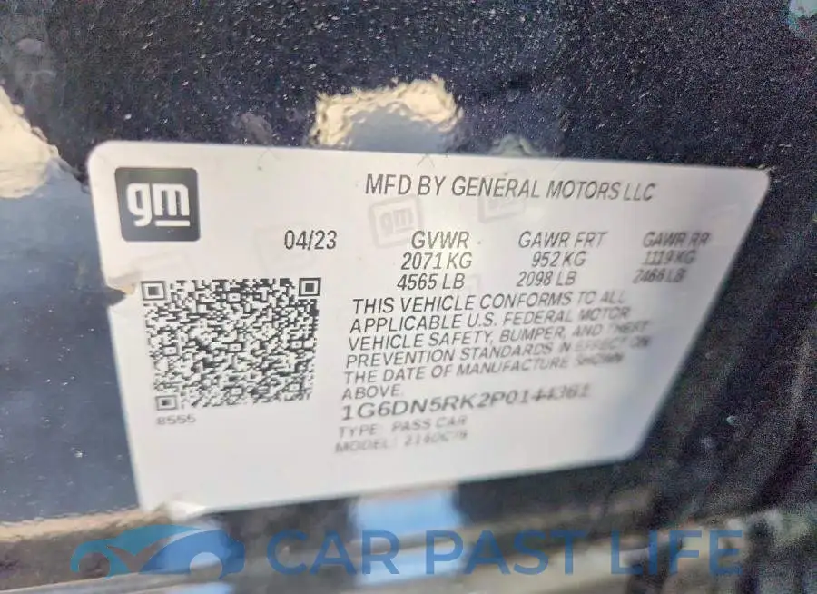 1G6DN5RK2P0144361# 12