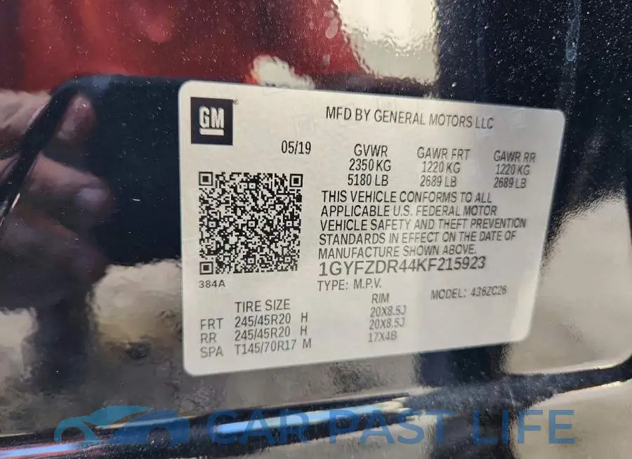 1GYFZDR44KF215923# 13