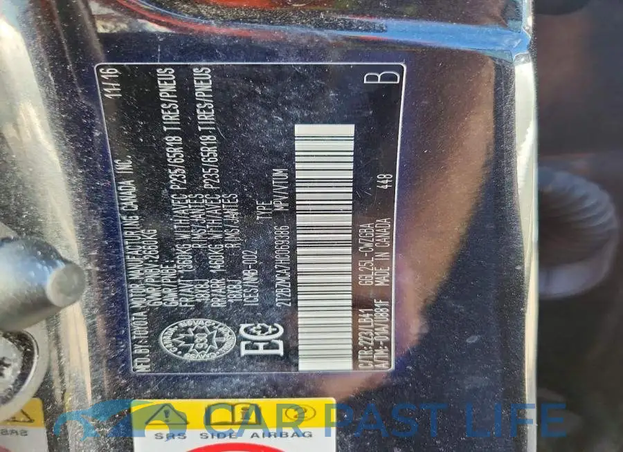 2T2BZMCA7HC069386# 13