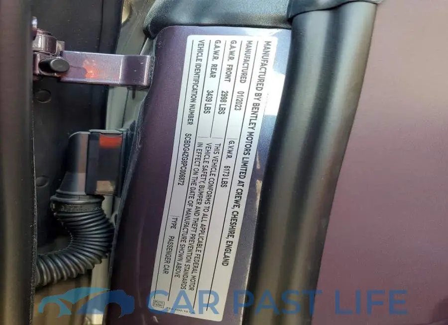 SCBDG4ZG8PC006872# 12