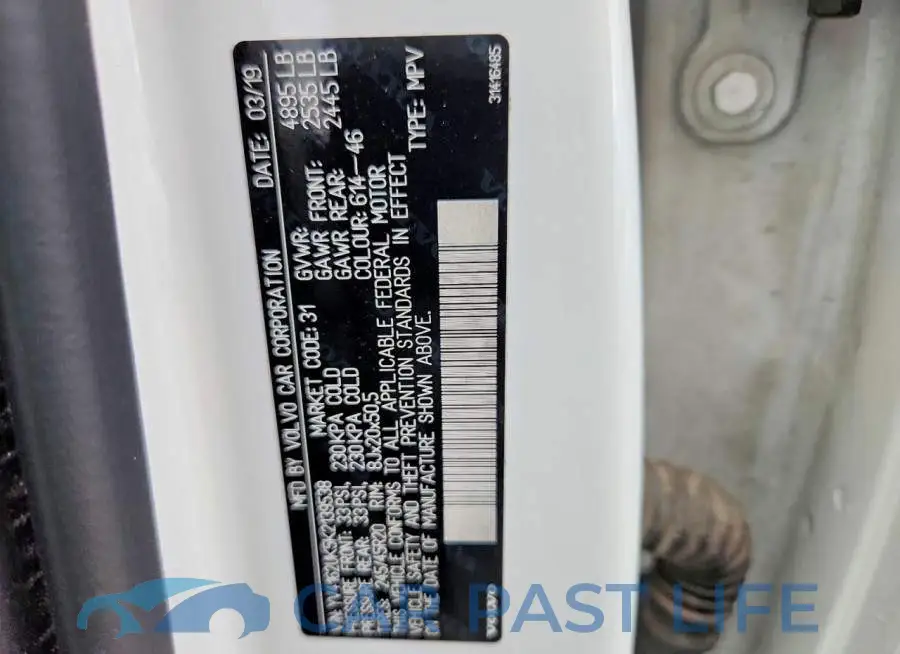 YV4162UK5K2139538# 13