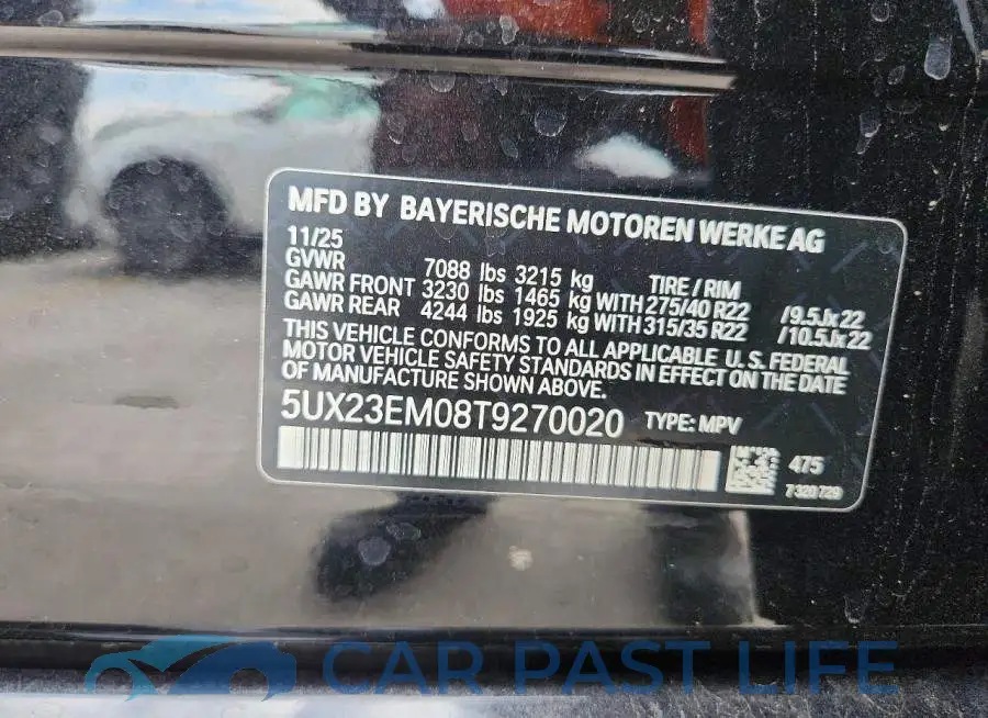 5UX23EM08T9270020# 13