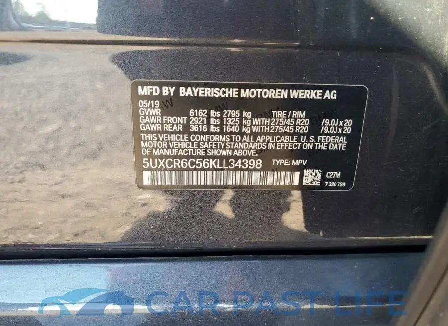 5UXCR6C56KLL34398# 13