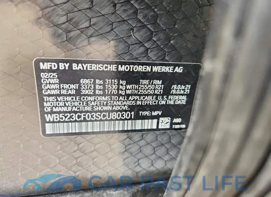WB523CF03SCU80301# 13