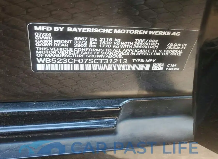 WB523CF07SCT31213# 13