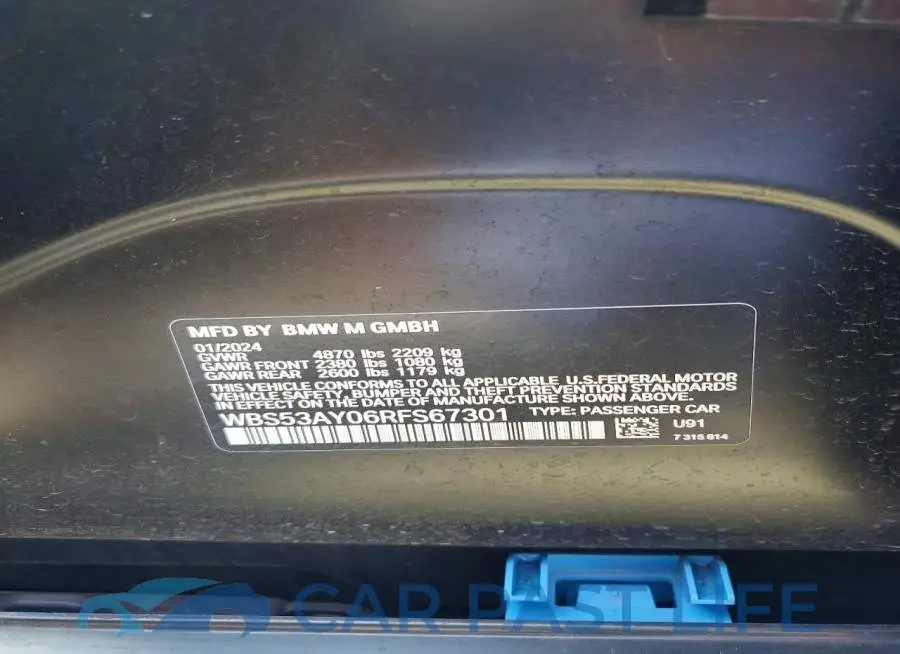 WBS53AY06RFS67301# 12