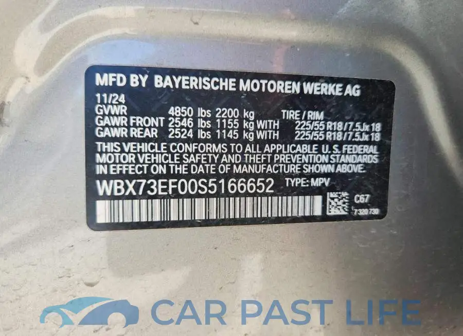 WBX73EF00S5166652# 14