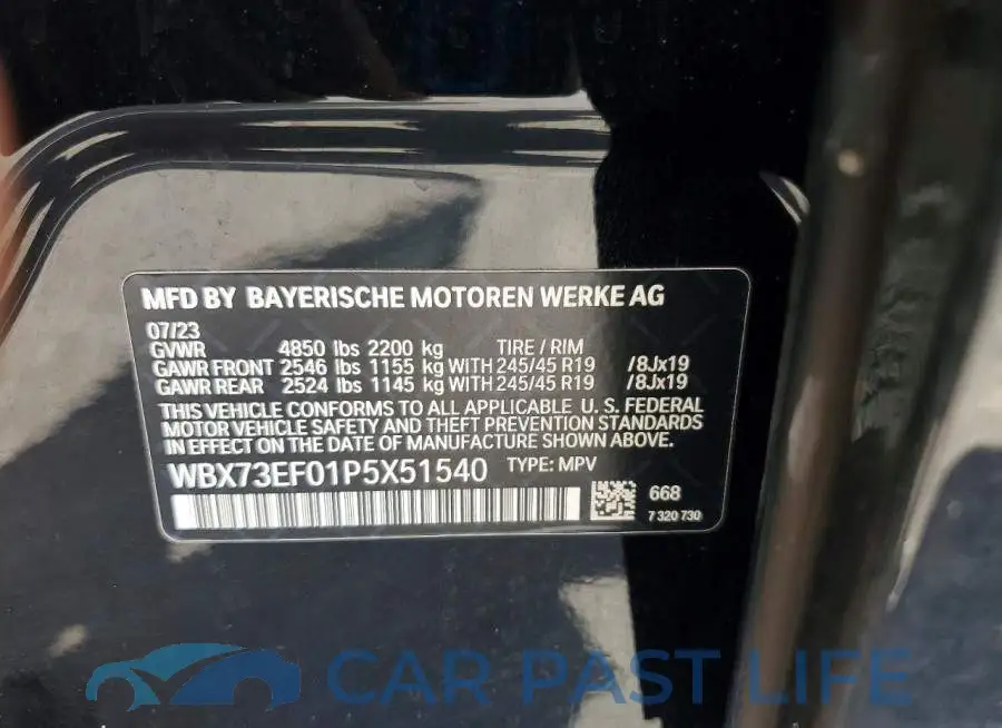 WBX73EF01P5X51540# 13