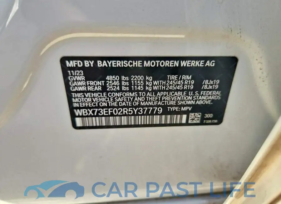 WBX73EF02R5Y37779# 12