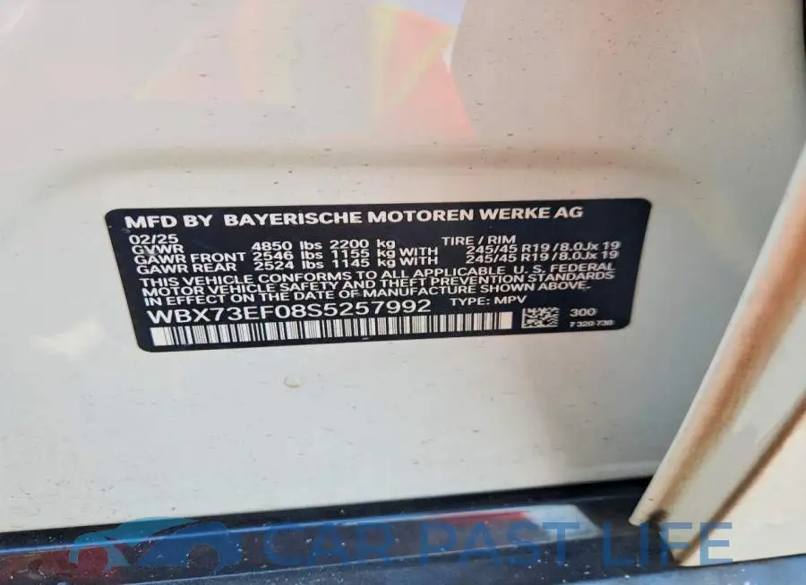WBX73EF08S5257992# 13