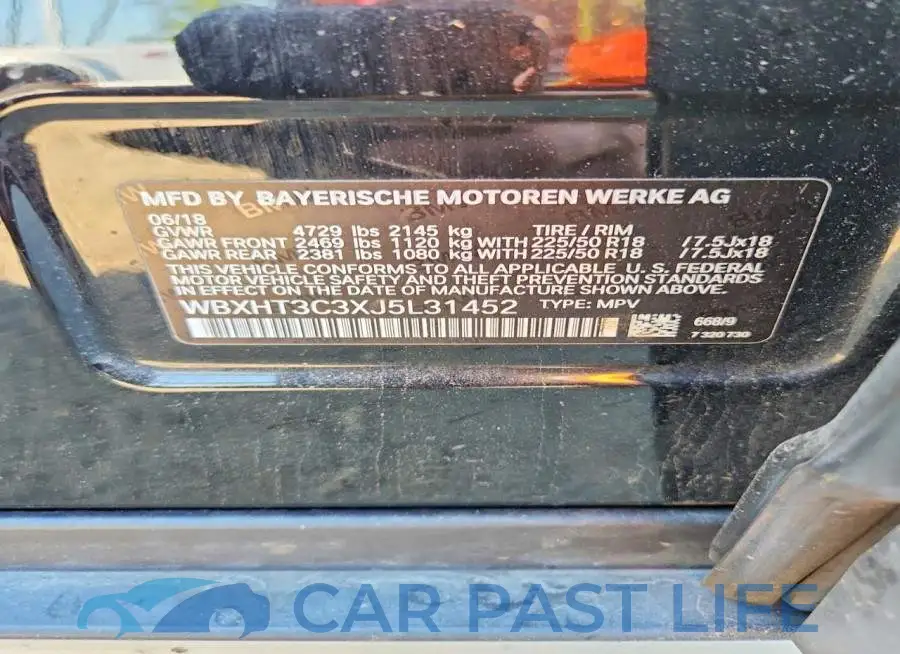 WBXHT3C3XJ5L31452# 12