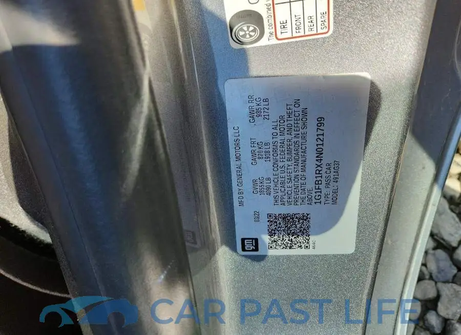1G1FB1RX4N0121799# 12