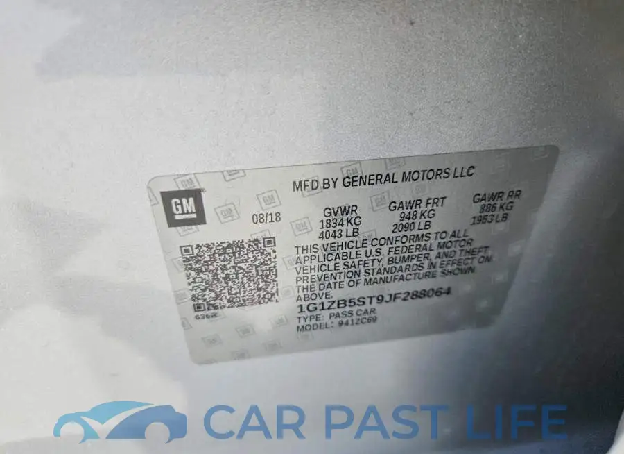 1G1ZB5ST9JF288064# 12