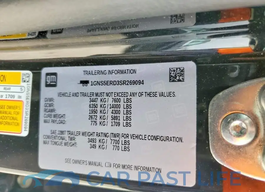 1GNS5ERD3SR269094# 13