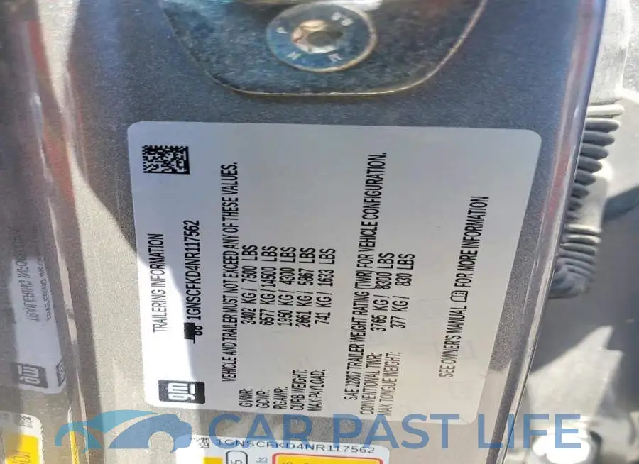 1GNSCFKD4NR117562# 14