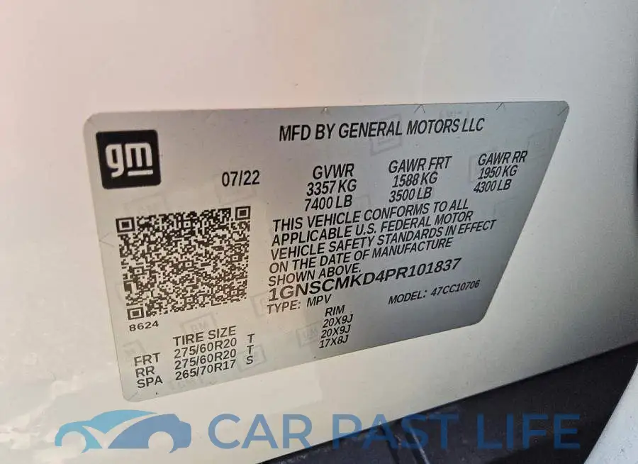1GNSCMKD4PR101837# 13