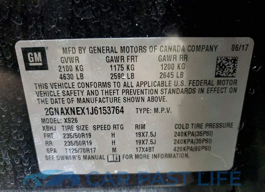 2GNAXNEX1J6153764# 14
