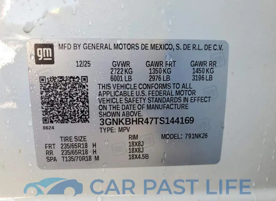 3GNKBHR47TS144169# 13