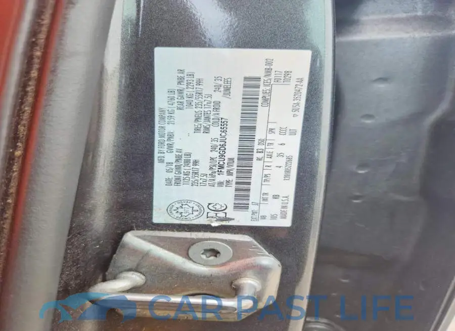 1FMCU9GD6JUC65557# 13