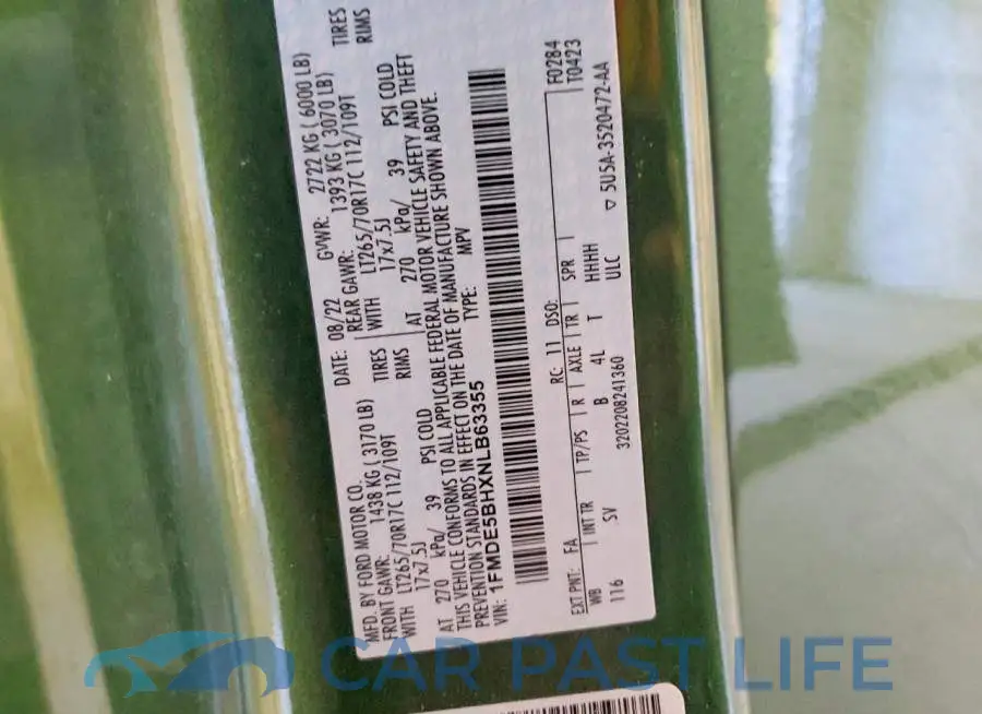 1FMDE5BHXNLB63355# 14