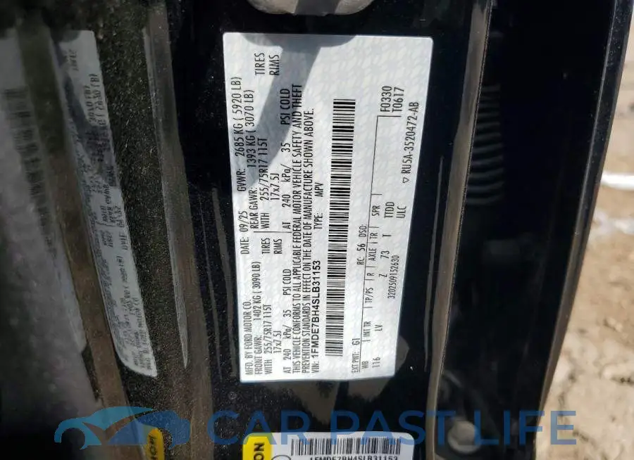 1FMDE7BH4SLB31153# 13