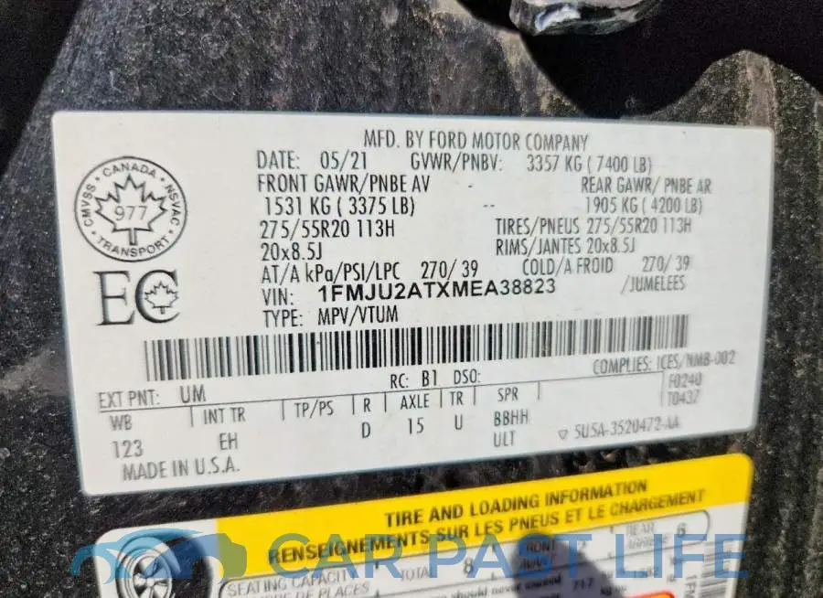 1FMJU2ATXMEA38823# 13