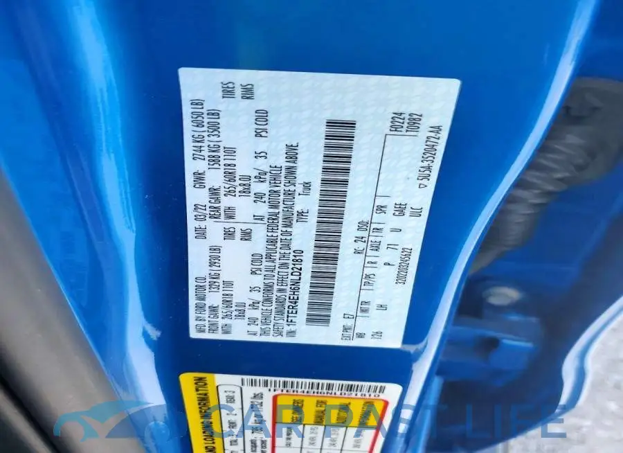 1FTER4EH6NLD21810# 12