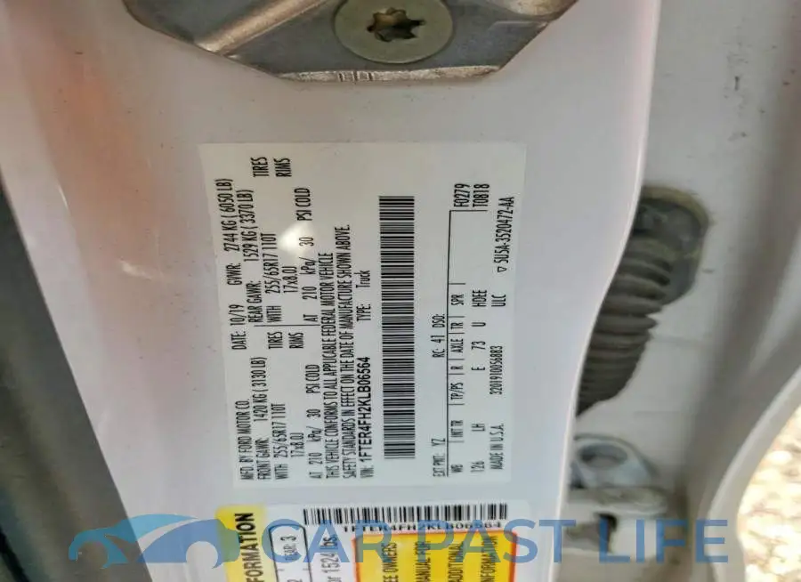 1FTER4FH2KLB06564# 12