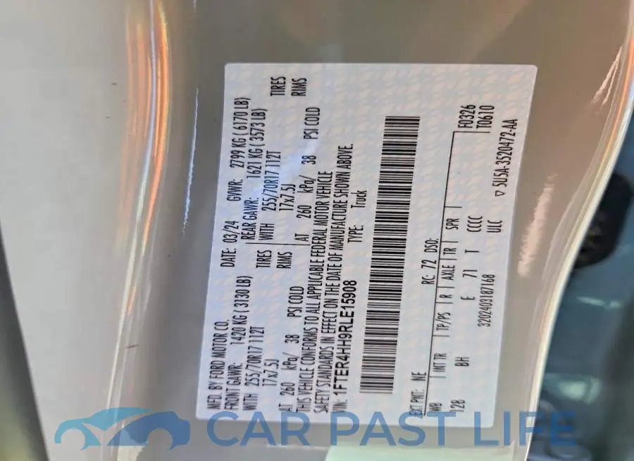 1FTER4HH9RLE15908# 12