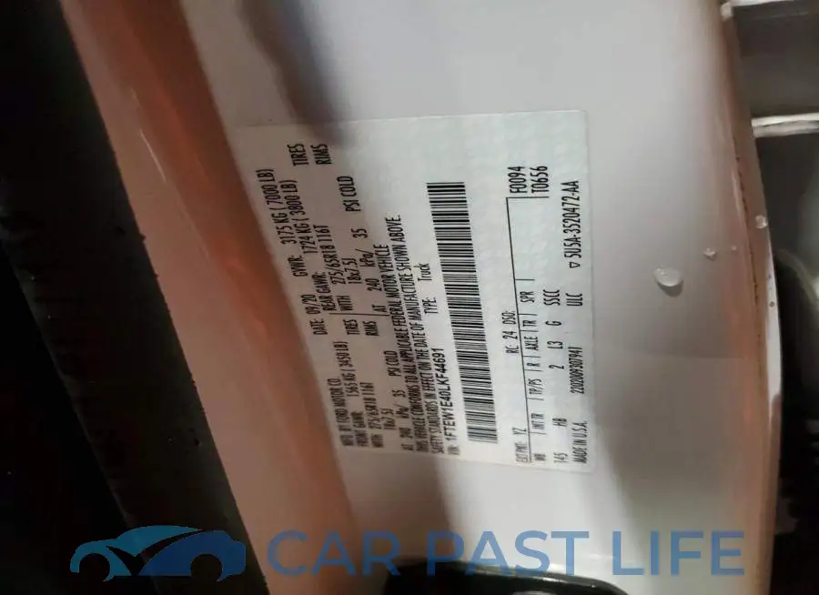 1FTEW1E40LKF44691# 12