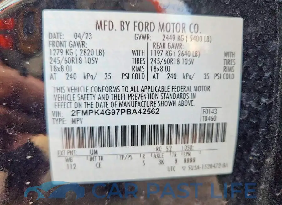 2FMPK4G97PBA42562# 13