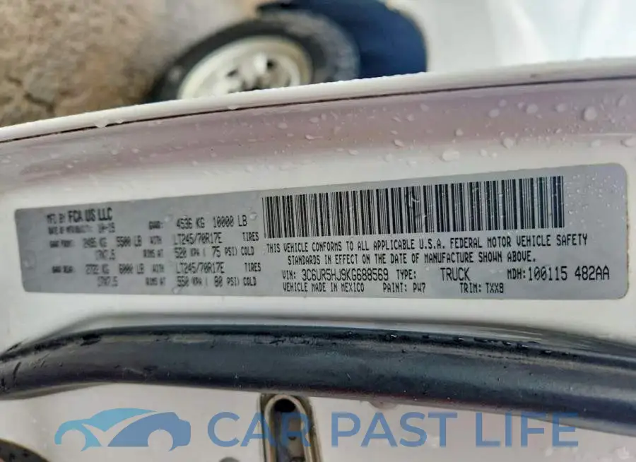 3C6UR5HJ9KG688569# 12
