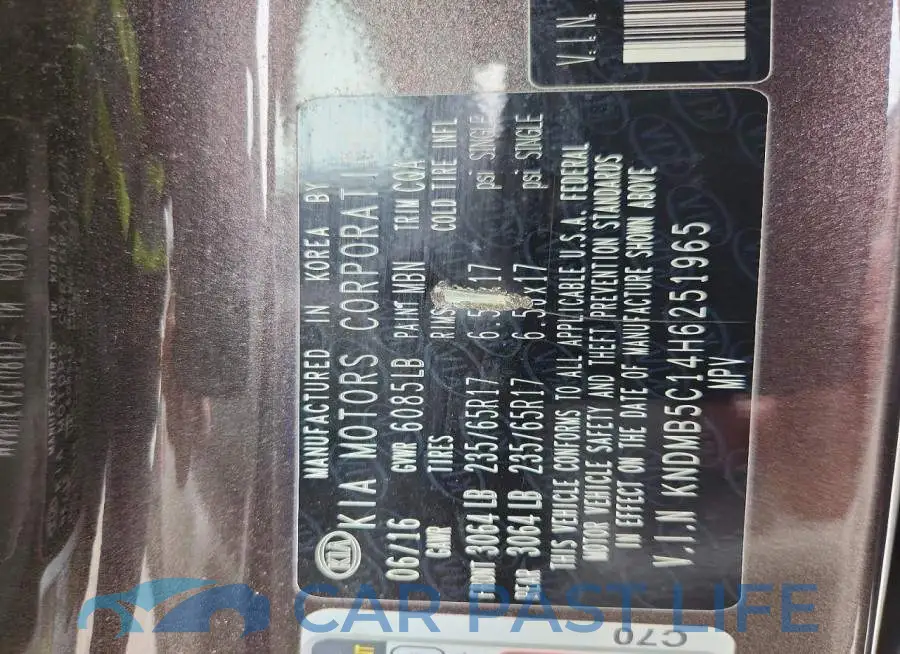 KNDMB5C14H6251965# 14
