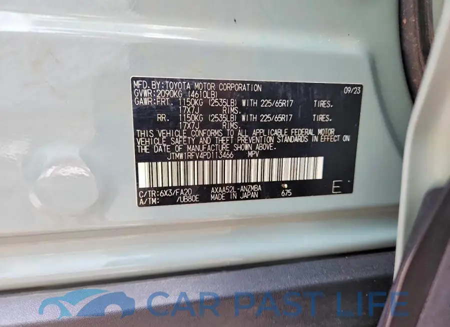 JTMW1RFV4PD113466# 13