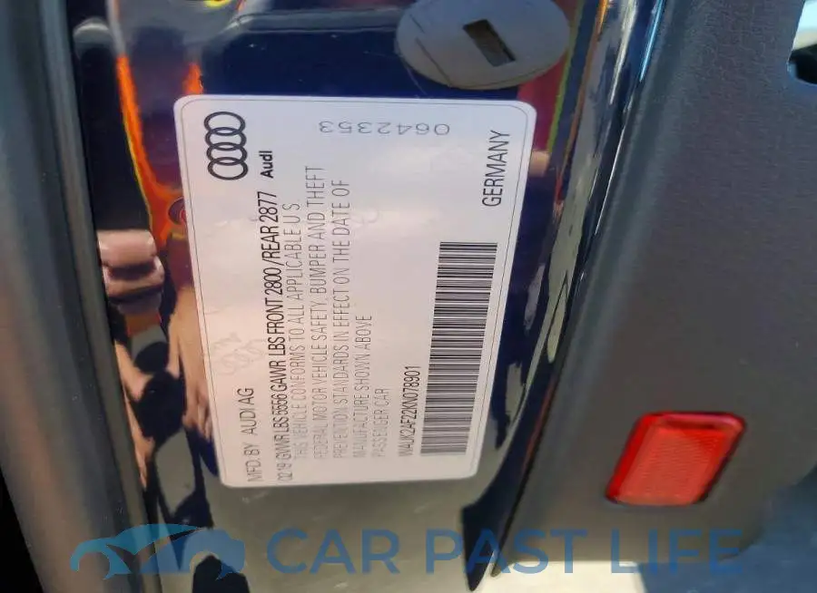 WAUK2AF22KN078901# 13