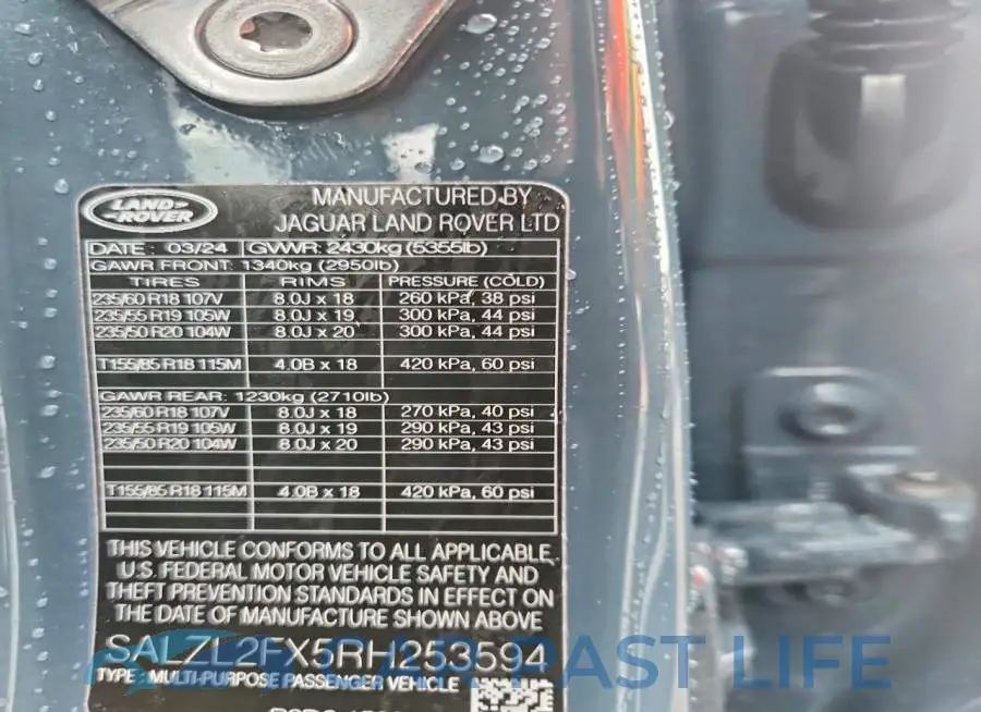 SALZL2FX5RH253594# 14