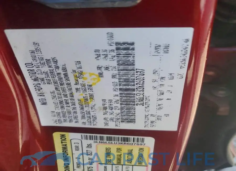 3LN6L5LU3KR607697# 12